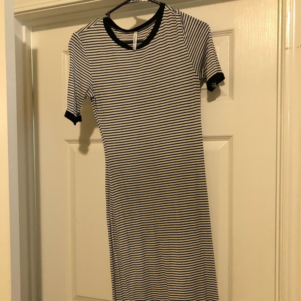 Black and white dress